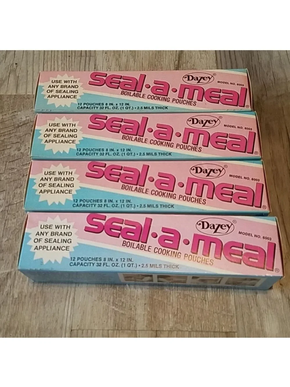 Dazey Seal a Meal Machine with 7 Pouches Boxes Vintage